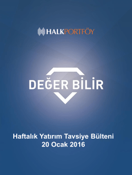 Raporu Yükle - Türkiye Halk Bankası