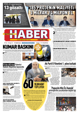 sayfa 1-.indd - Batman Haber Gazetesi