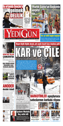 DELİLİK - Yedigün Gazetesi