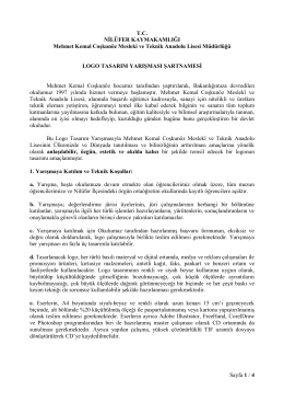 Sayfa 1 / 4 TC NİLÜFER KAYMAKAMLIĞI Mehmet Kemal Coşkunöz