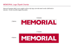 MEMORIAL Logo Ölçekli Oranlar