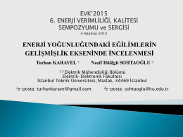 İstanbul Teknik Ünivesitesi Fen Bilimleri Enstitüsü
