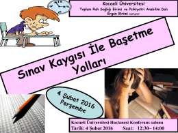 indir - Kocaeli Üniversitesi