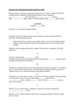 Nacrt ugovora - Hrvatski institut za lokalnu samoupravu