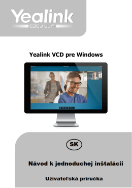 Yealink VCD pre Windows