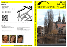 Programm als PDF (deutsch, türkçe) - Brücke