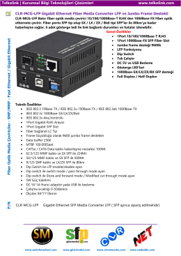 CLR-MCG-LFP Gigabit Ethernet Fiber Media Converter