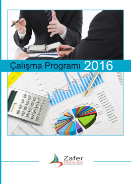 2016 yılı çalışma programı