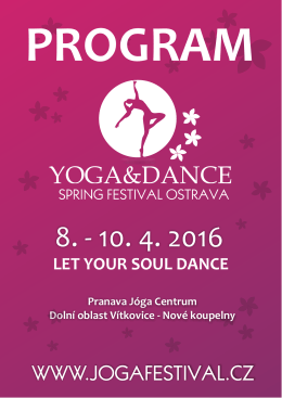Program 2016 ke stažení - YOGA & DANCE Spring Festival Ostrava