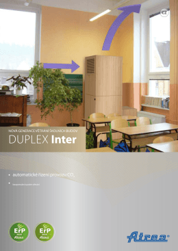 patentované zařízení DUPLEX INTER 720
