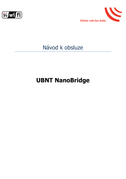UBNT NanoBridge