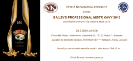 baileys professional mistr kávy 2016