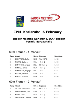 IPM Karlsruhe 6 February
