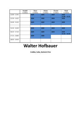 Walter Hofbauer