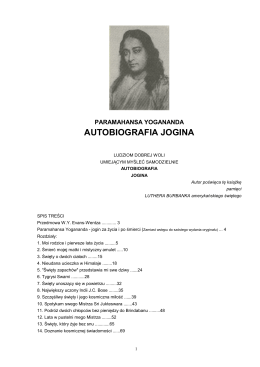 Paramahansa Yogananda - Autobiografia Jogina