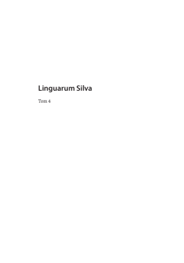 Linguarum Silva - Wydawnictwo Uniwersytetu Śląskiego
