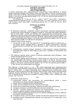 Uchwała Nr …………………… / 2003 - BIP Urzędu Miasta Włocławek