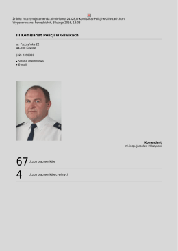 III Komisariat Policji w Gliwicach
