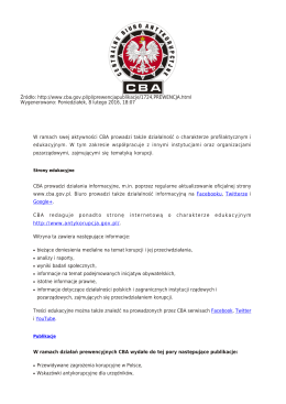Generuj PDF - Centralne Biuro Antykorupcyjne