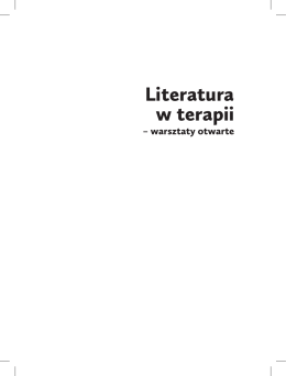 Literatura w terapii - Wydawnictwo Uniwersytetu Śląskiego