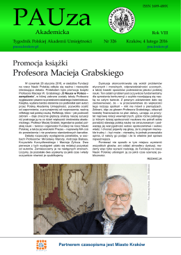 Profesora Macieja Grabskiego