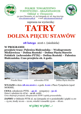 Tatry - Dolina Pięciu Stawów