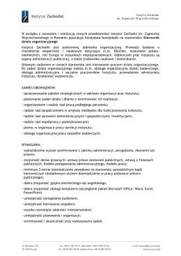 Acrobat: pdf - Instytut Zachodni w Poznaniu