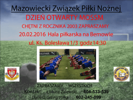 nabór 2016 - Mazowiecki Związek Piłki Nożnej