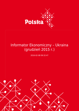 Informator Ekonomiczny – Ukraina (grudzień 2015 r.)
