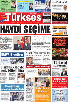 Temmuz 2014 - Türkses Gazetesi