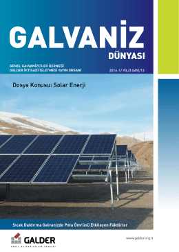 Dosya Konusu: Solar Enerji