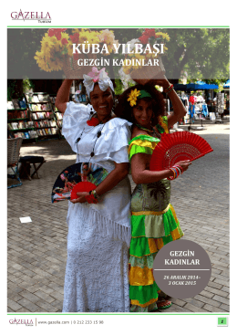 küba yılbaşı - Gazella Turizm