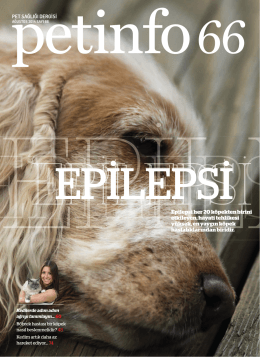 Ağustos - Petinfo Dergi