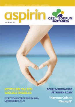 Aspirin • Yaz 2014 | 1 - Özel Bodrum Hastanesi