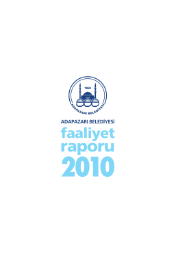 2010 Faaliyet Raporu.indd
