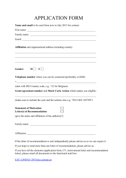 the application form (90 kB)