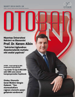 Otoban Dergisi | Sayı 58 Mart 201408.05.2014