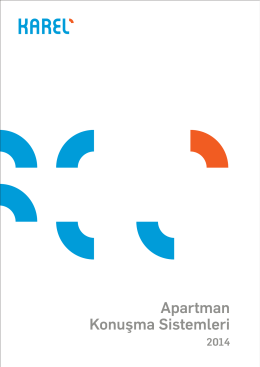 Apartman Konuşma Sistemleri- Katalog 2014