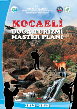 Kocaeli Doğa Turizmi Master Planı - Orman ve Su İşleri Bakanlığı