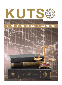 kutso dergi sayı 175 - Kütahya Ticaret ve Sanayi Odası