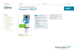 Prosonic T FMU30 - E-direct