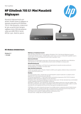 HP EliteDesk 705 G1 Mini Masaüstü Bilgisayarı - Hewlett