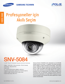 SNV-5084 - Mavi Güvenlik