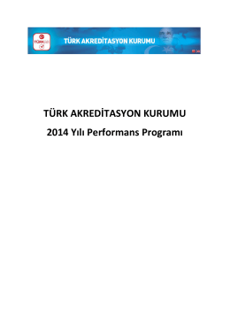 Performans Programi 2014