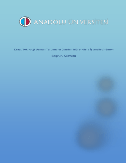 Anadolu Üniversitesi Sınav Hizmetleri
