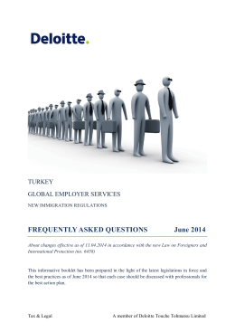 FREQUENTLY ASKED QUESTIONS June 2014