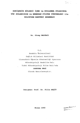 Tez Metni(PDF) - Anadolu Üniversitesi Kütüphanesi