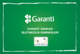garanti brosur - Marmara Üniversitesi