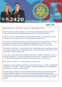 Ocak - Rotary 2440. Bölge