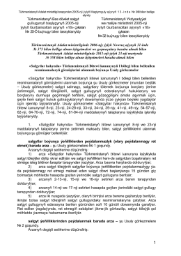 Türkmenistanyň Bas döwlet salgyt gullugynyň başlygynyň 2005